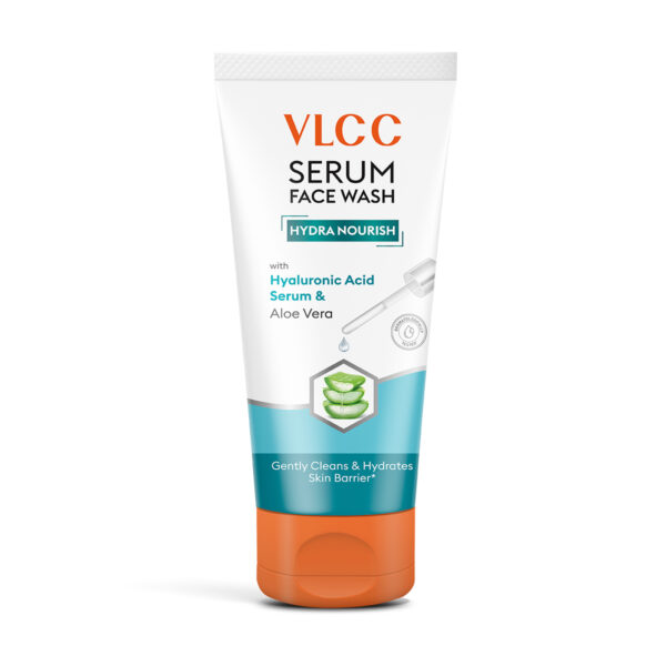 VLCC Hydra Nourish Serum Face Wash with Hyaluronic Acid Serum & Aloe Vera -150ml
