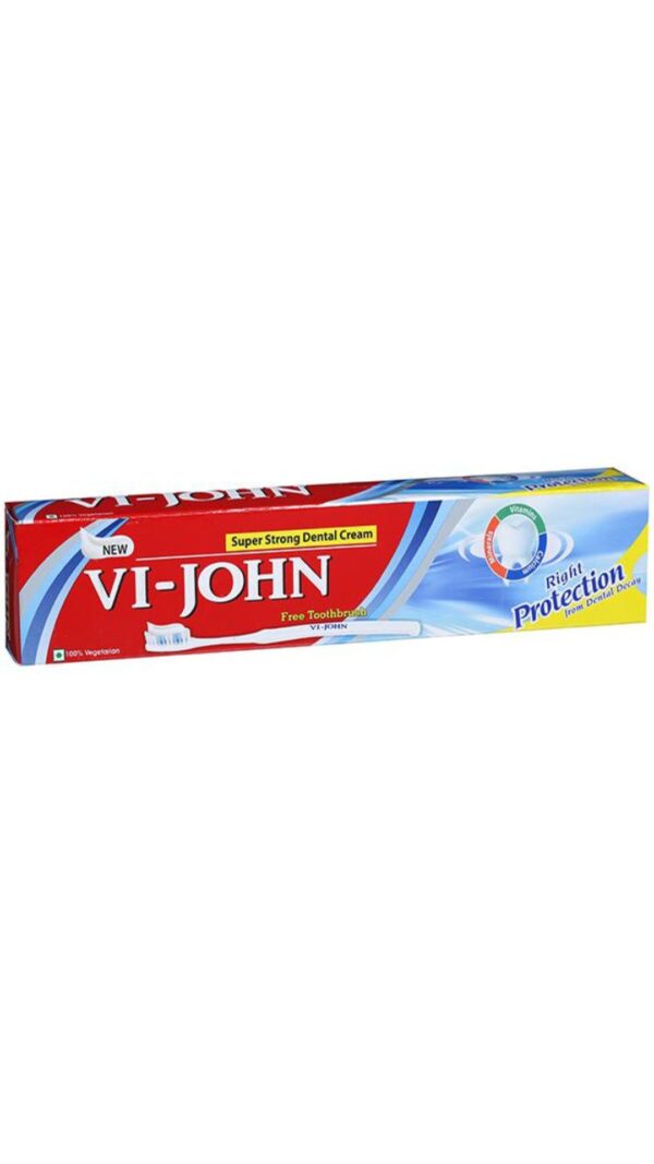 Vi-John Gel Toothpaste with Free Toothbrush | 150g